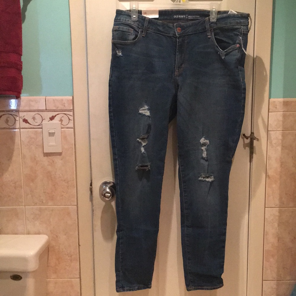 Old navy distressed jeans